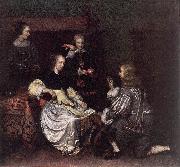 NETSCHER, Caspar The Lace-Maker syy oil painting artist